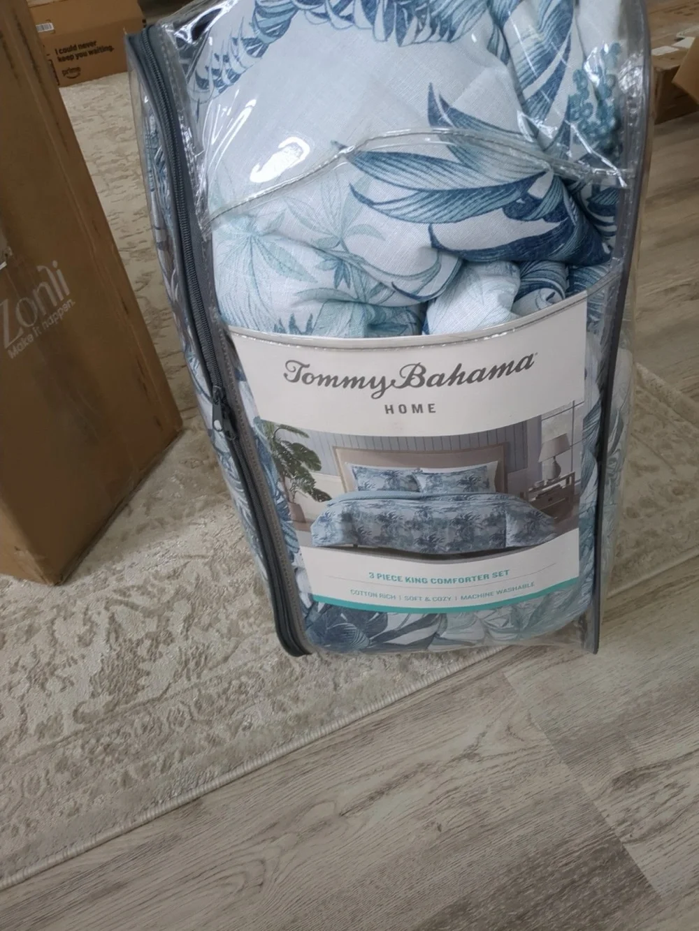 Tommy Bahama - King Comforter Set, Super Soft Bedding with Matching Shams